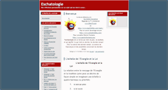Desktop Screenshot of eschatologie.blog.vtxnet.ch